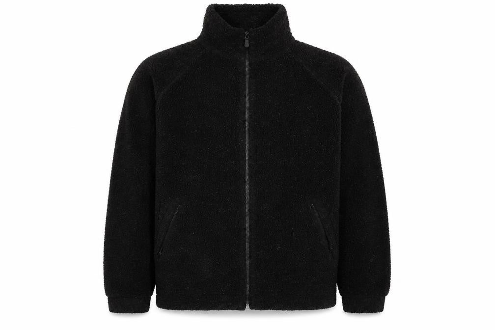 Front view of Maximum Performance Men's Black Basic Jacket, XL, Full Zip