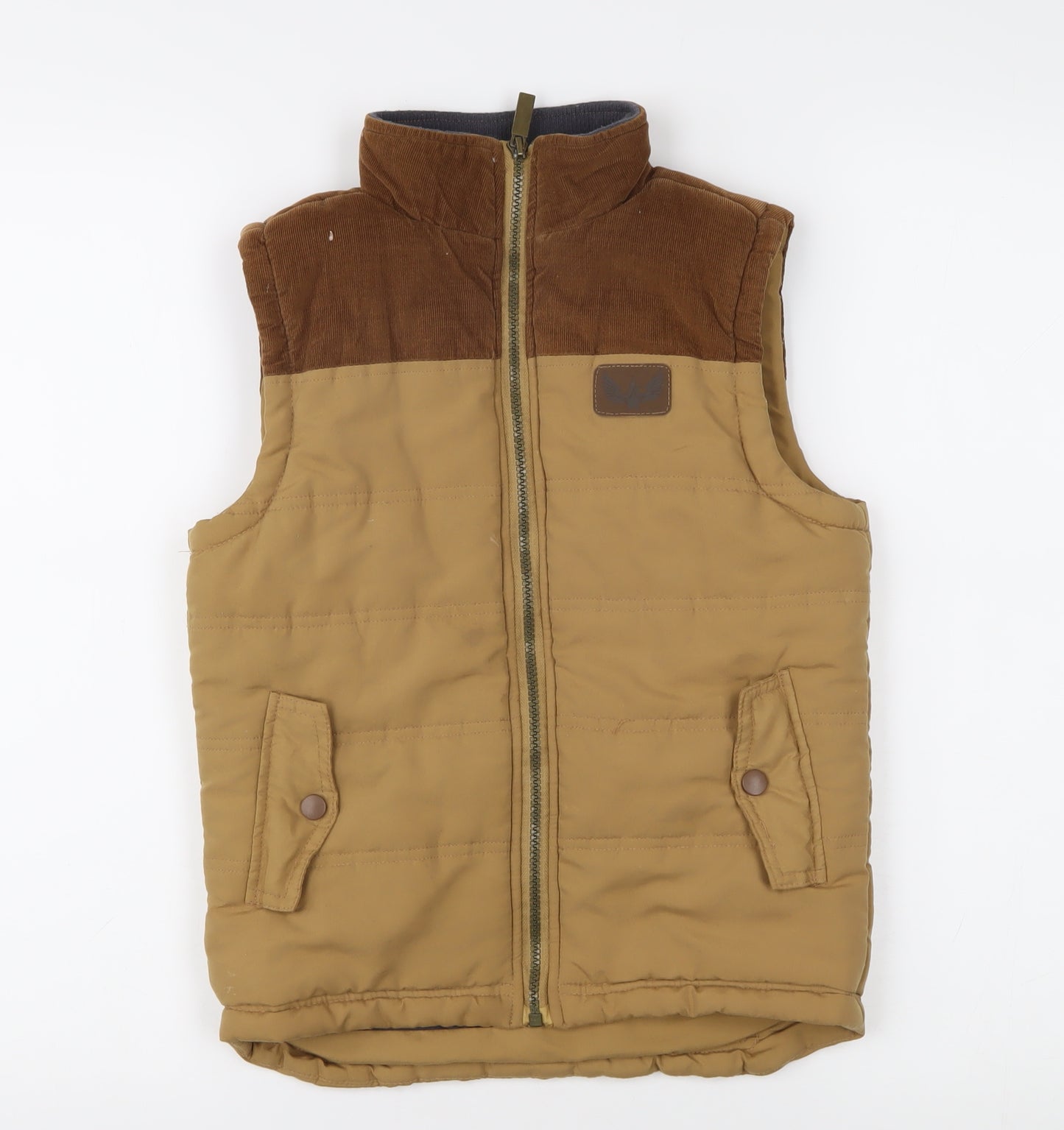 Urban Outlaws Boys Brown Bodywarmer 8-9 Years