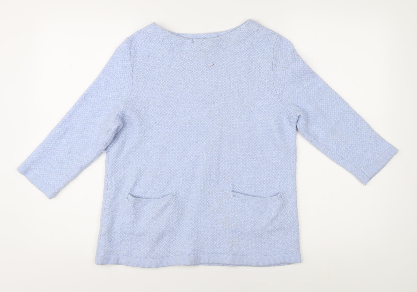 Laura Ashley Women's Blue Pullover Jumper Size 14