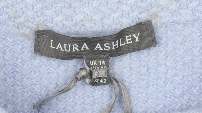Laura Ashley Women's Blue Pullover Jumper Size 14