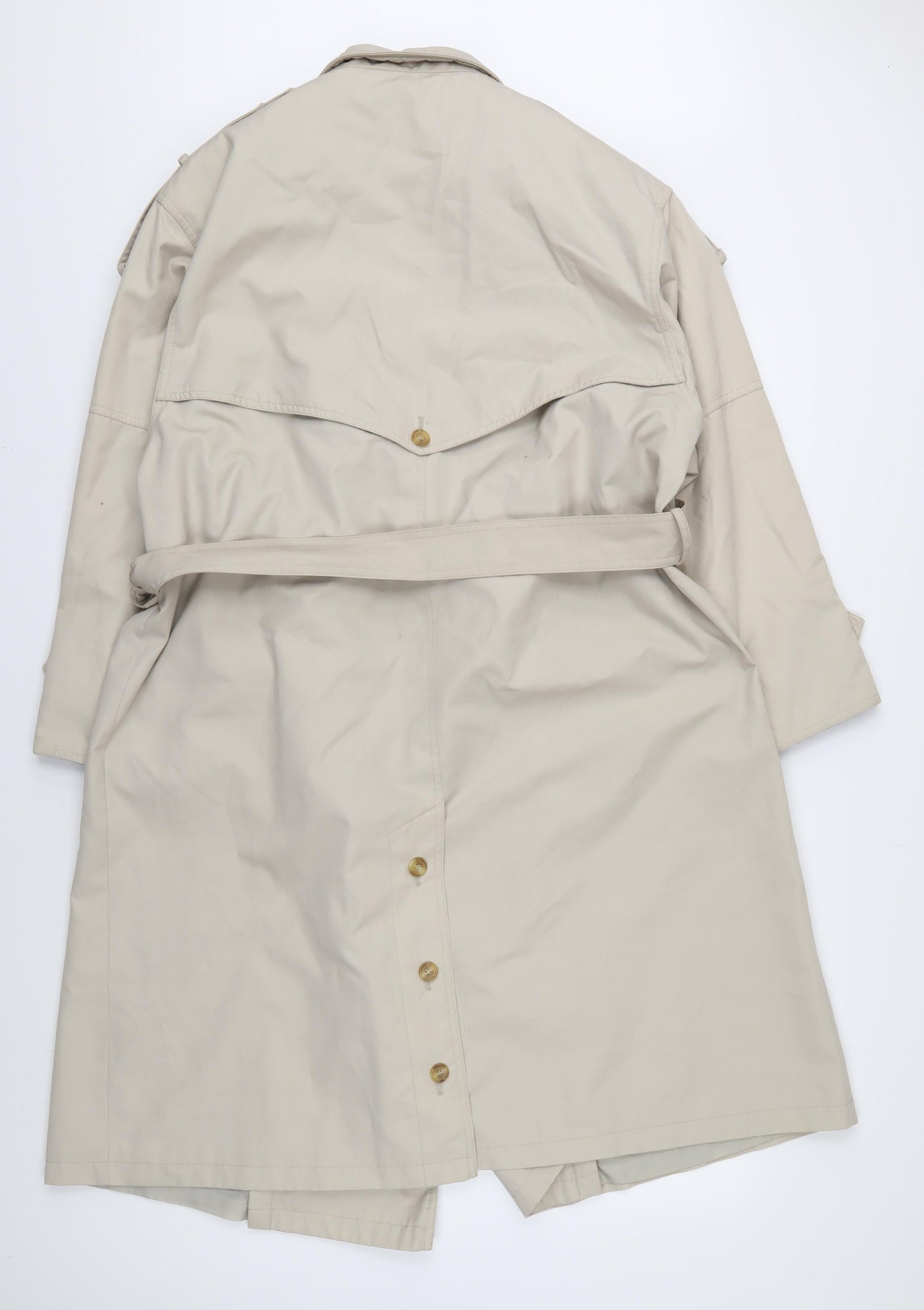 St Michael Women's Beige Trench Coat Size 16 Petites