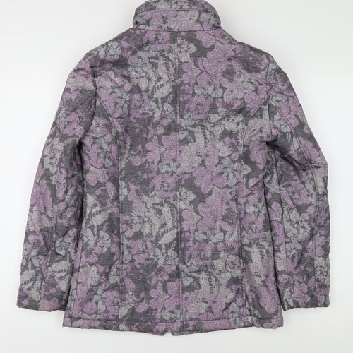 Bonmarché Women's Multicoloured Floral Puffer Jacket Size 10