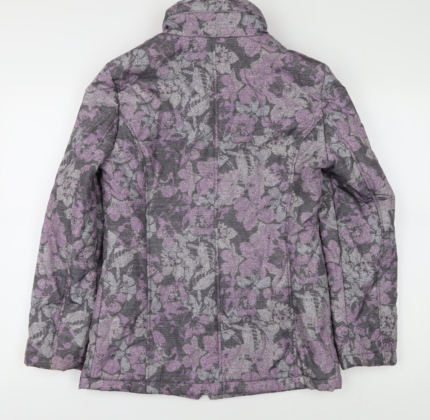 Bonmarché Women's Multicoloured Floral Puffer Jacket Size 10