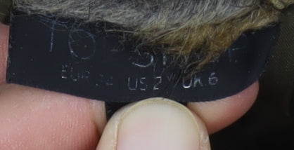 Topshop Women's Green Parka Jacket - Size 6