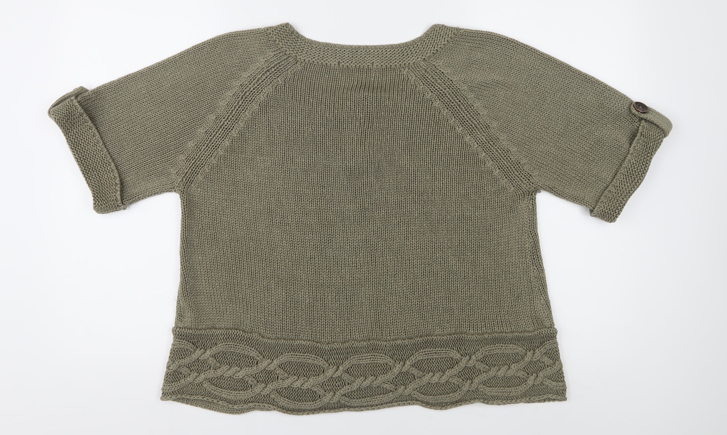 Marks and Spencer Women's Green Short Sleeve Cardigan