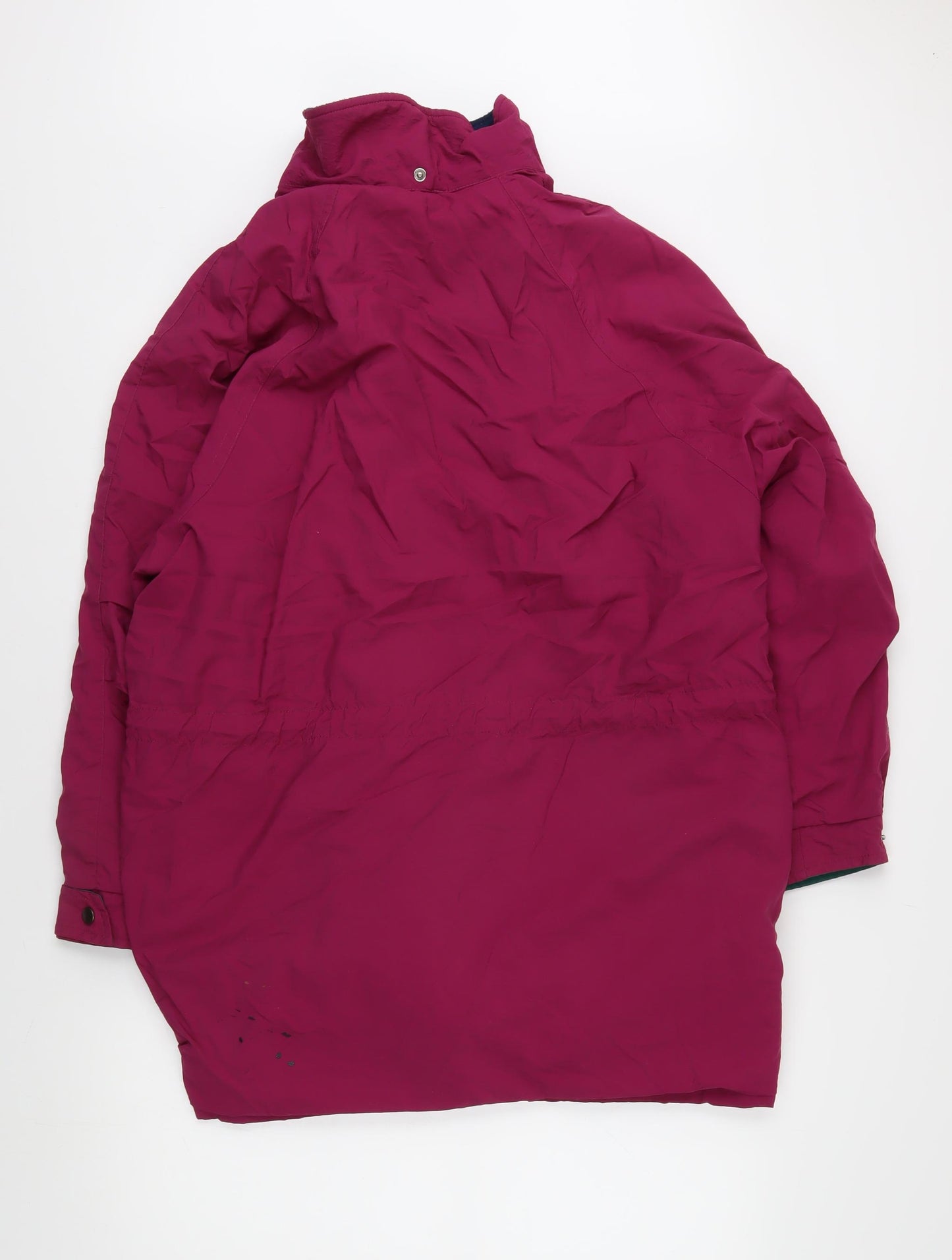 St Michael Women's Pink Parka Jacket, Size 14, Hooded