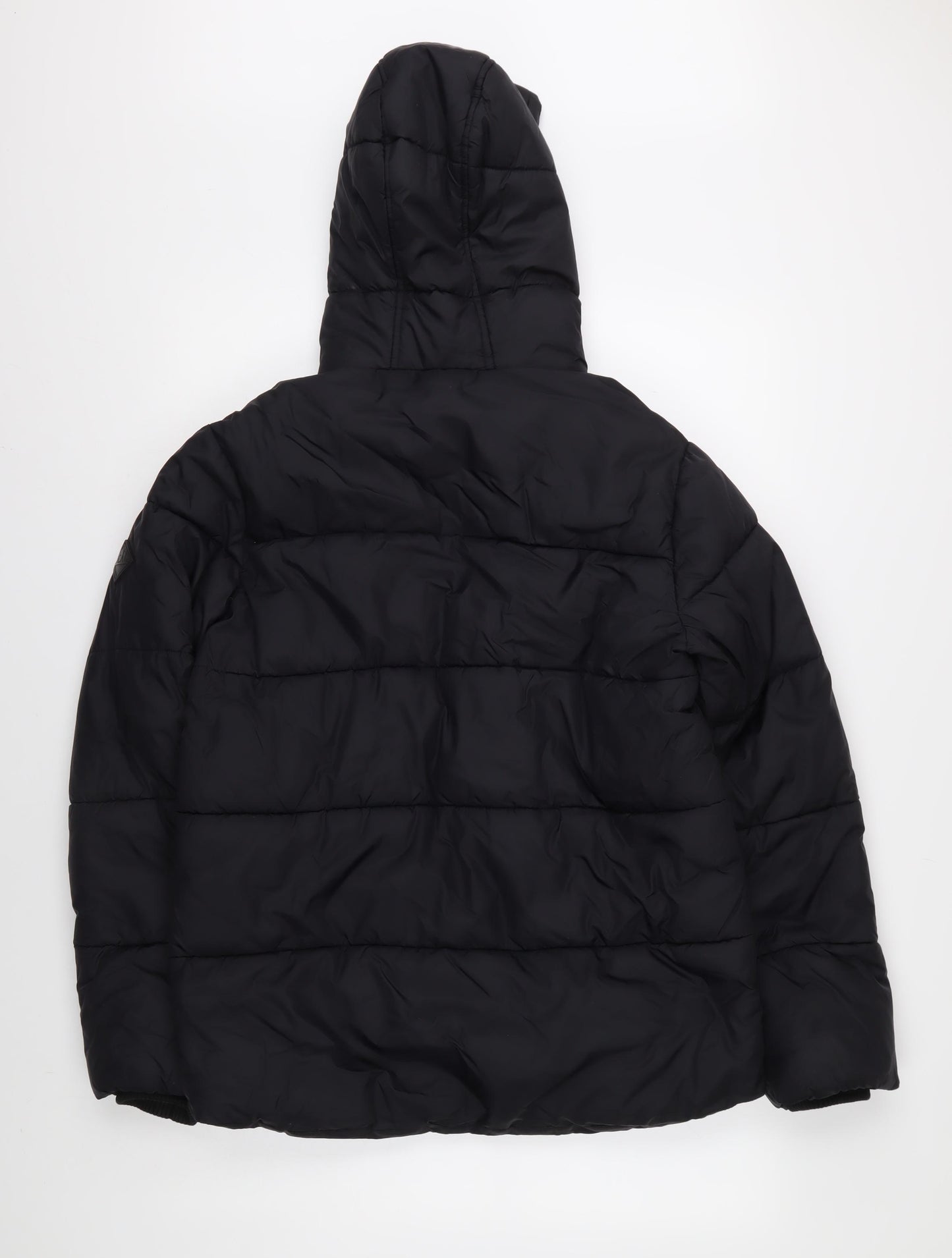 Next Boys Black Hooded Puffer Jacket 13 Years