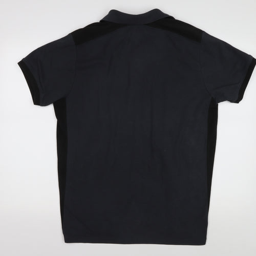 Snickers Men's Black Regular Fit Polo L
