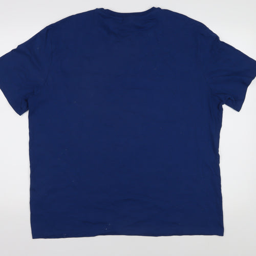 Disney Classics at George Men's Blue T-Shirt XL - Stitch Graphic