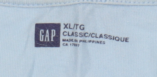 GAP Men's Blue Classic Fit T-Shirt XL