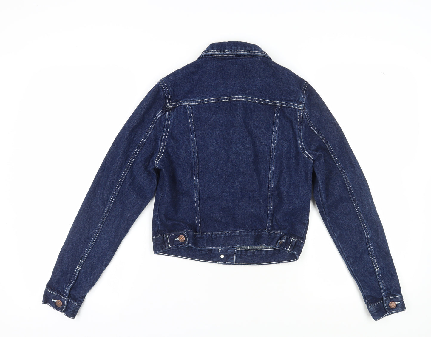 New Look Women's Blue Denim Jacket Size 8 Casual