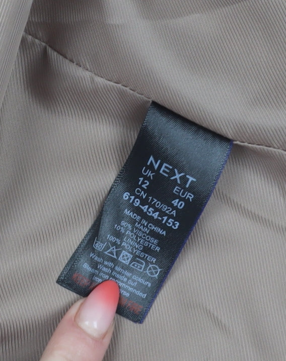 Next Women's Beige Blazer Jacket Size 12