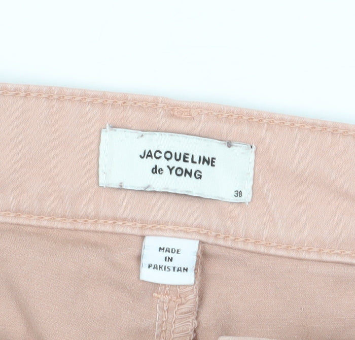 Jacqueline de Yong Women's Beige Chino Trousers Size 10