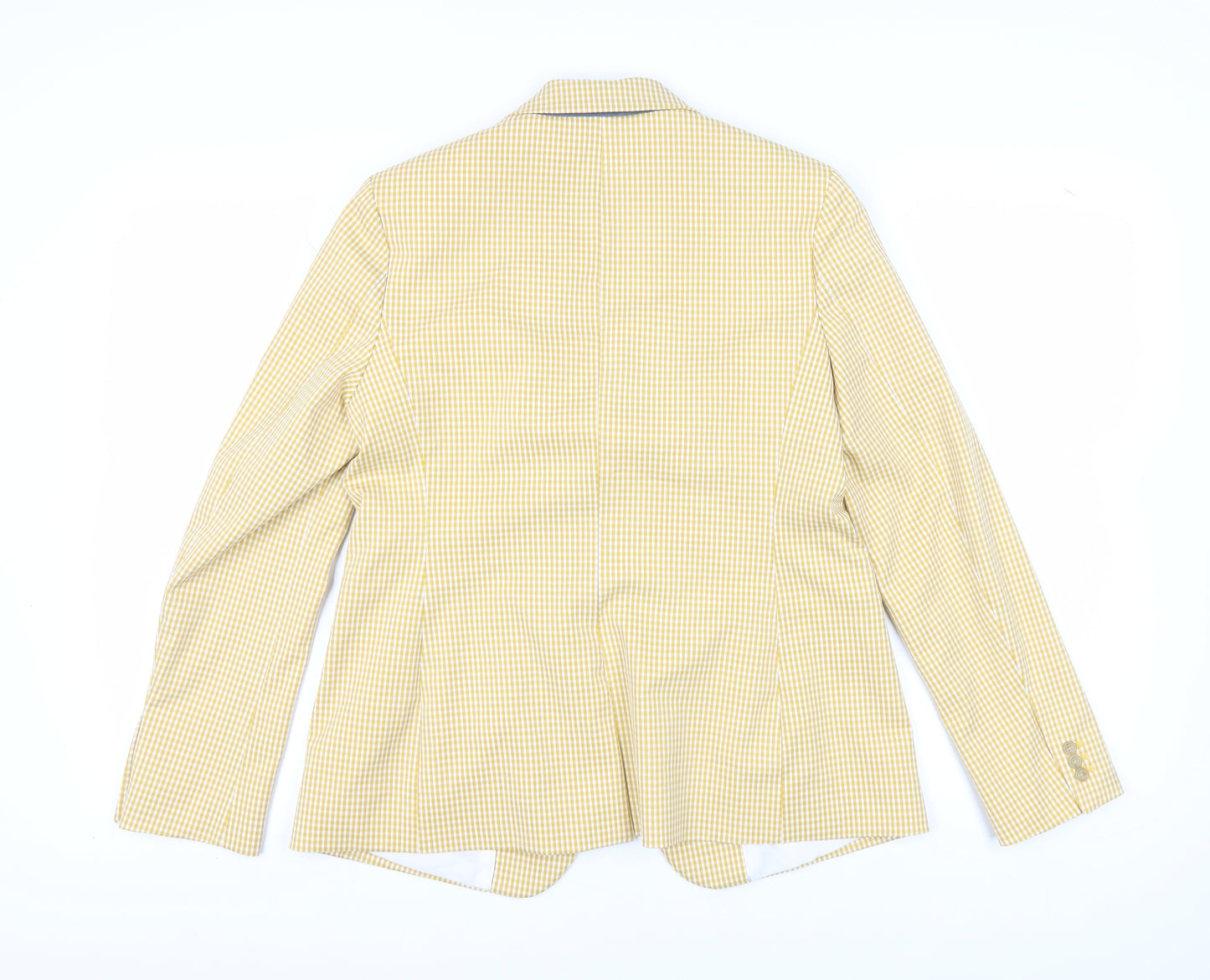 Marks and Spencer Women's Yellow Blazer Jacket Size 12