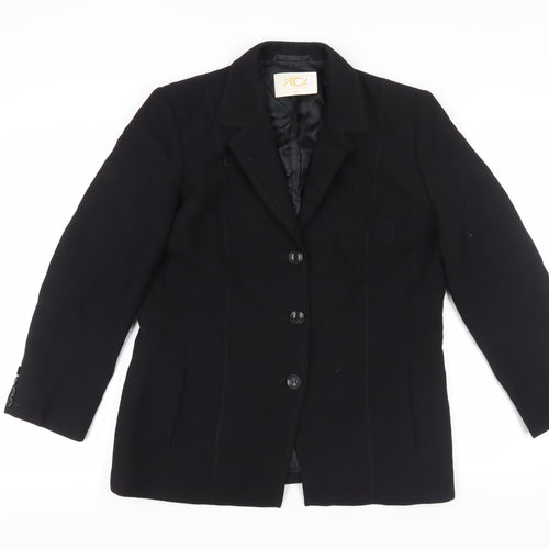 Country Casuals Black Blazer, Women, Size 16, Classic Style
