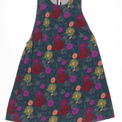American Apparel Floral Women's Dress M Multicoloured