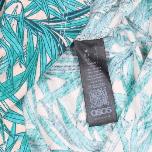 ASOS Women's Multicoloured A-Line Dress Size 8
