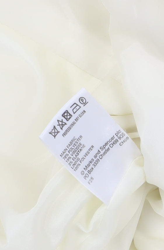 Marks and Spencer Women's Ivory Short Coat