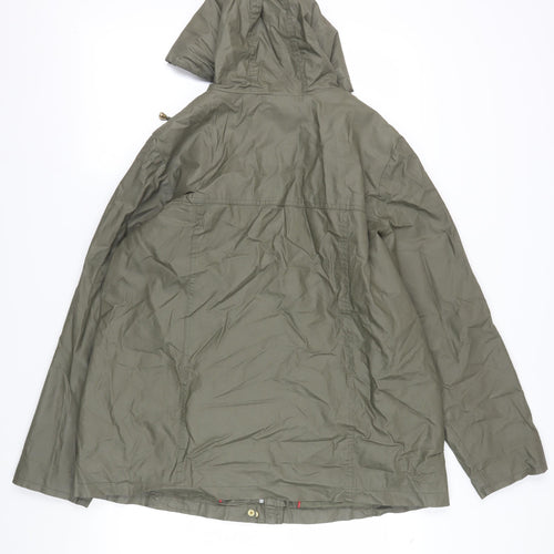 Marks and Spencer Women's Khaki Parka Jacket Size 16