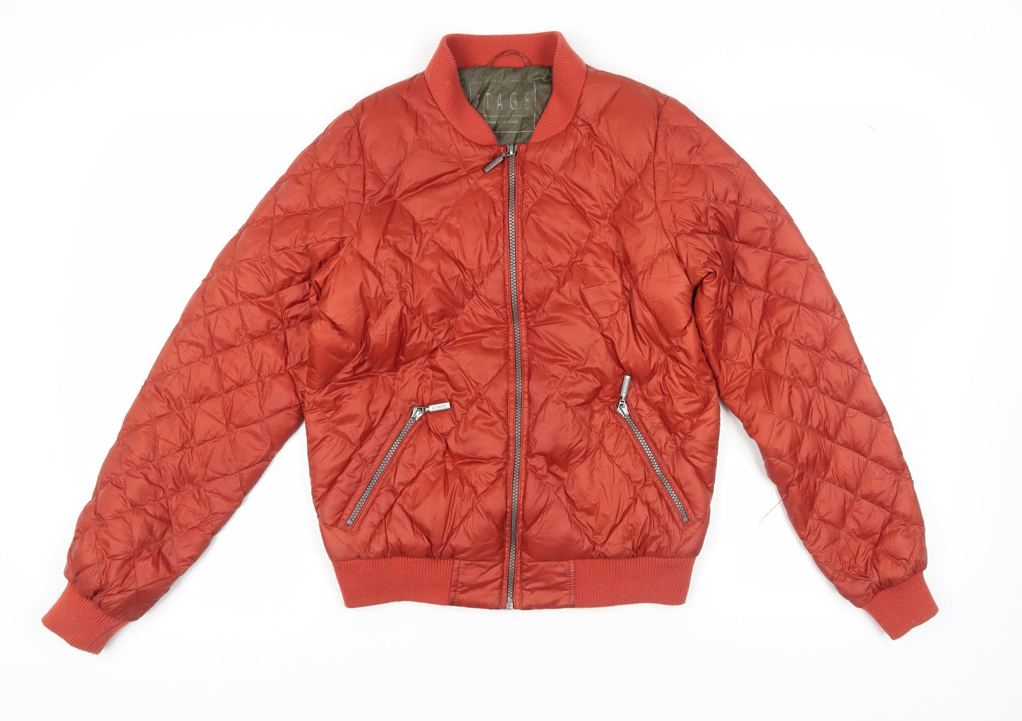 Etage Women's Red Bomber Jacket - Size 6