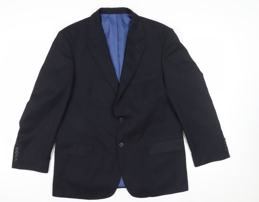 Marks and Spencer Men's Navy Blazer, Size 42S, Regular Fit