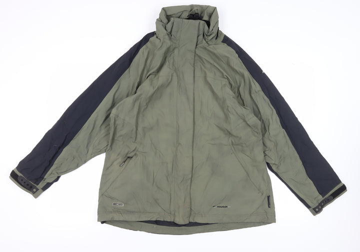 Mountain Life Women's Green Parka Jacket Size 16
