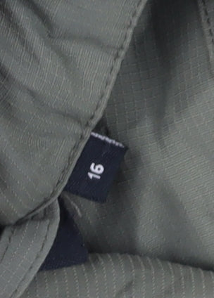 Mountain Life Women's Green Parka Jacket Size 16