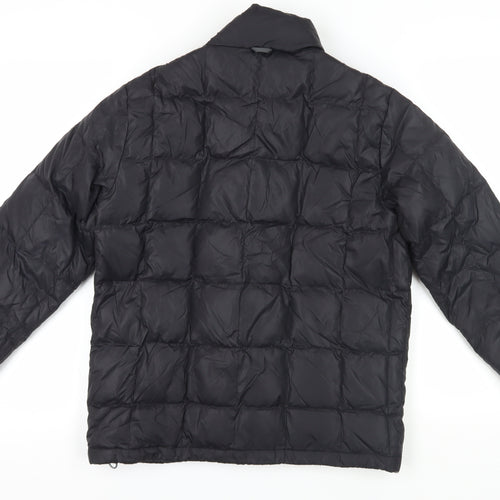Leaveland Men’s Black Puffer Jacket Size S