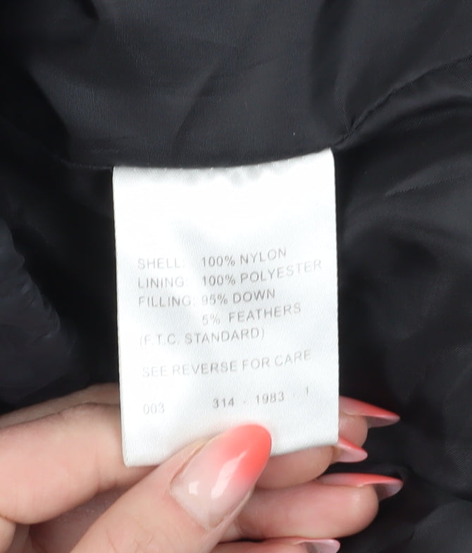 Leaveland Men’s Black Puffer Jacket Size S