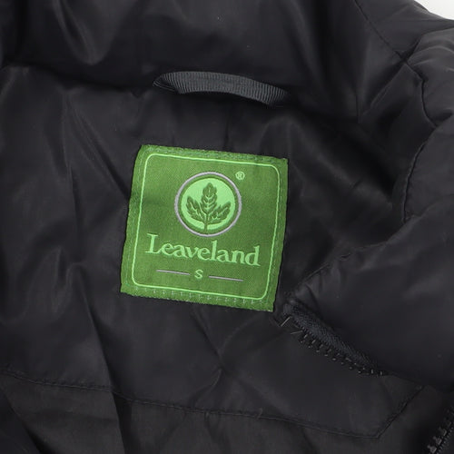Leaveland Men’s Black Puffer Jacket Size S