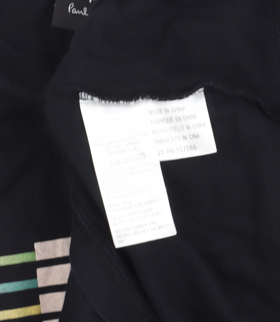 Paul Smith Men's Black S Graphic T-Shirt