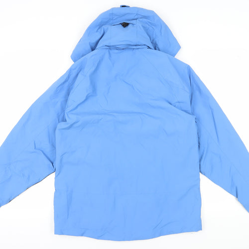 Skila Men's Blue Parka Windproof Jacket Size 38