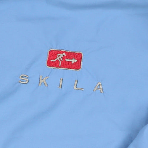 Skila Men's Blue Parka Windproof Jacket Size 38