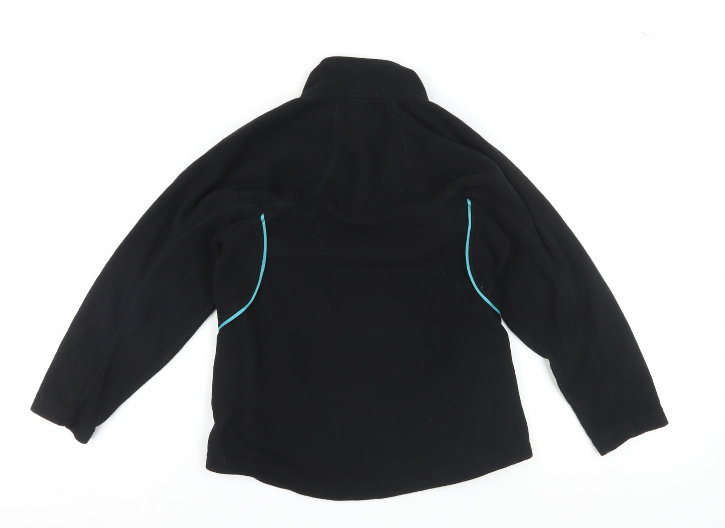 PBsport Boys Black Lightweight 1/4 Zip Fleece Sweatshirt