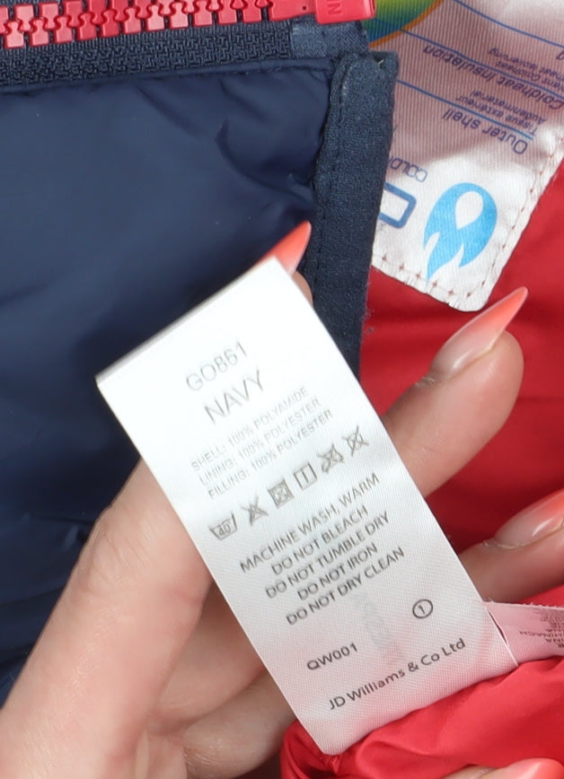 Trespass Men's Blue Puffer Jacket 3XL Hooded