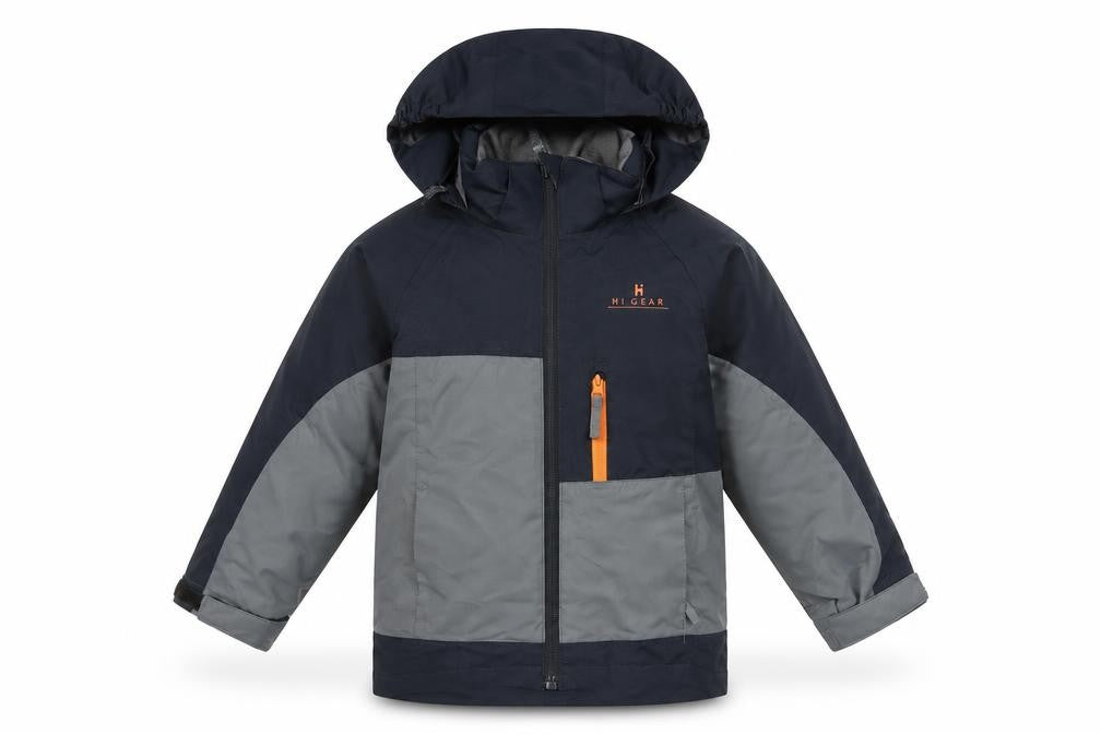 Hi Gear Boys' Black Grey Puffer Jacket 3-4 Years Hooded