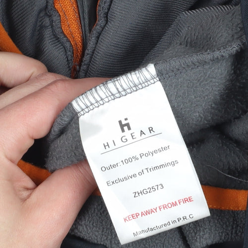 Hi Gear Boys' Black Grey Puffer Jacket 3-4 Years Hooded