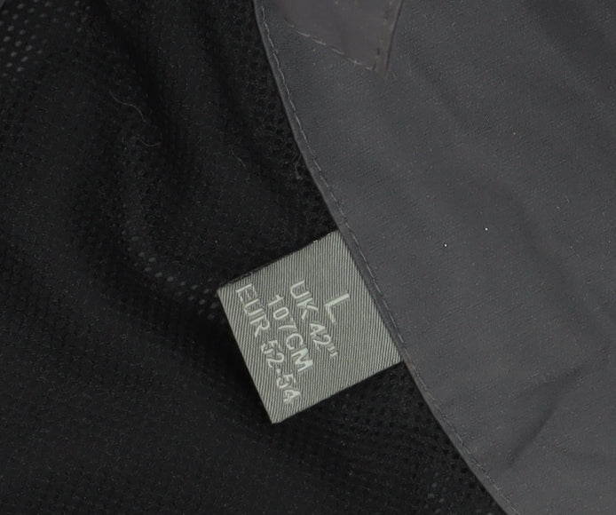 Regatta Men's Black L Hooded Waterproof Jacket