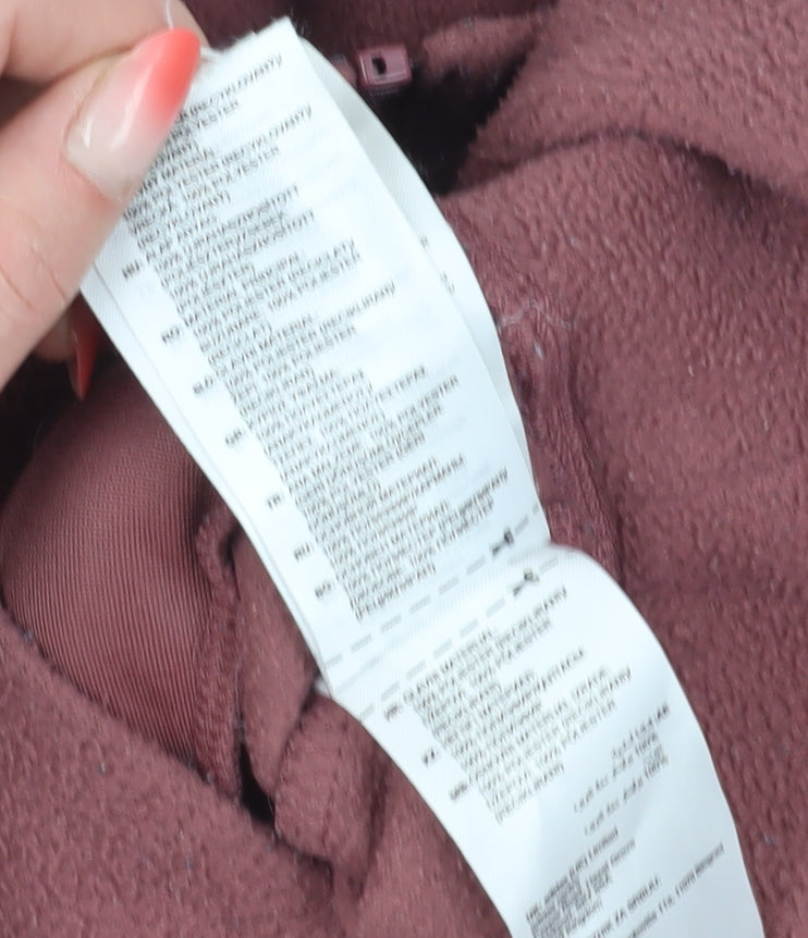 Adidas Women's Purple Fleece Jacket M