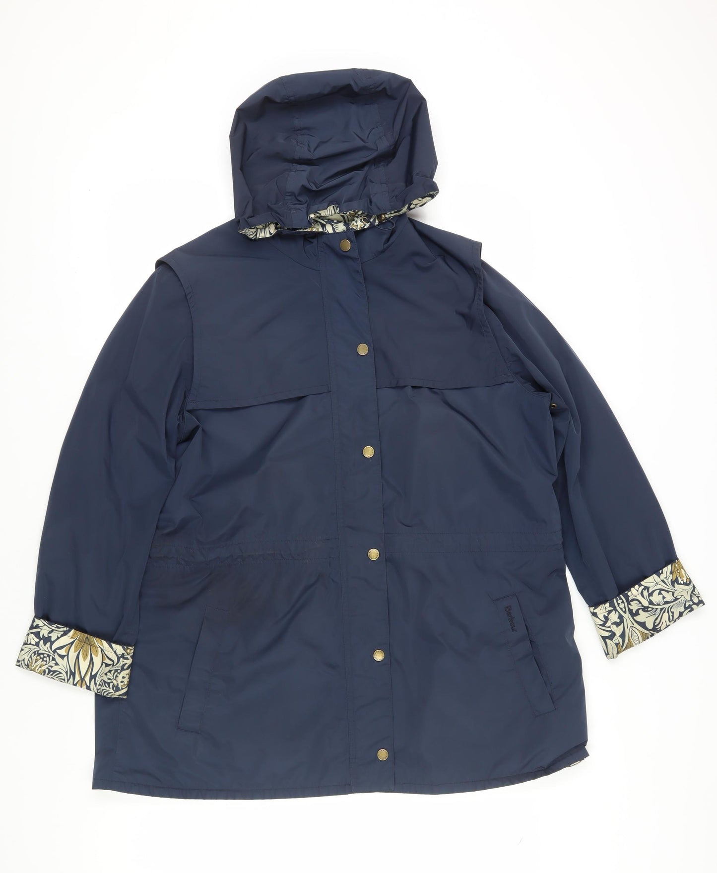 Barbour Women's Blue Rain Coat Jacket Size 18