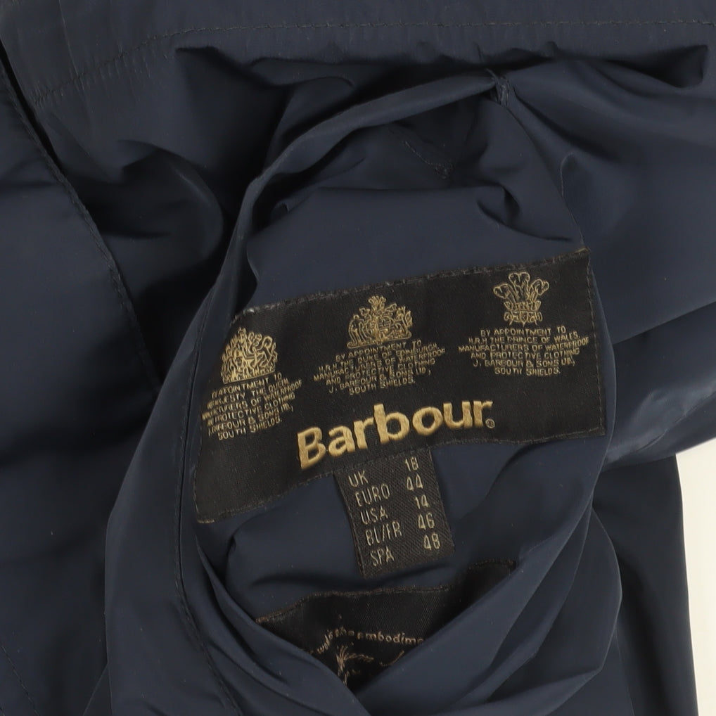 Barbour Women's Blue Rain Coat Jacket Size 18