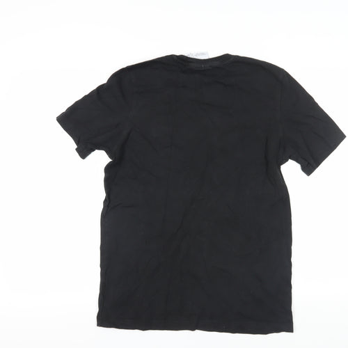 Adidas Men's Black M Logo Short Sleeve T-Shirt