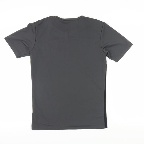 Puma Men's Black Grey Athletic T-Shirt M