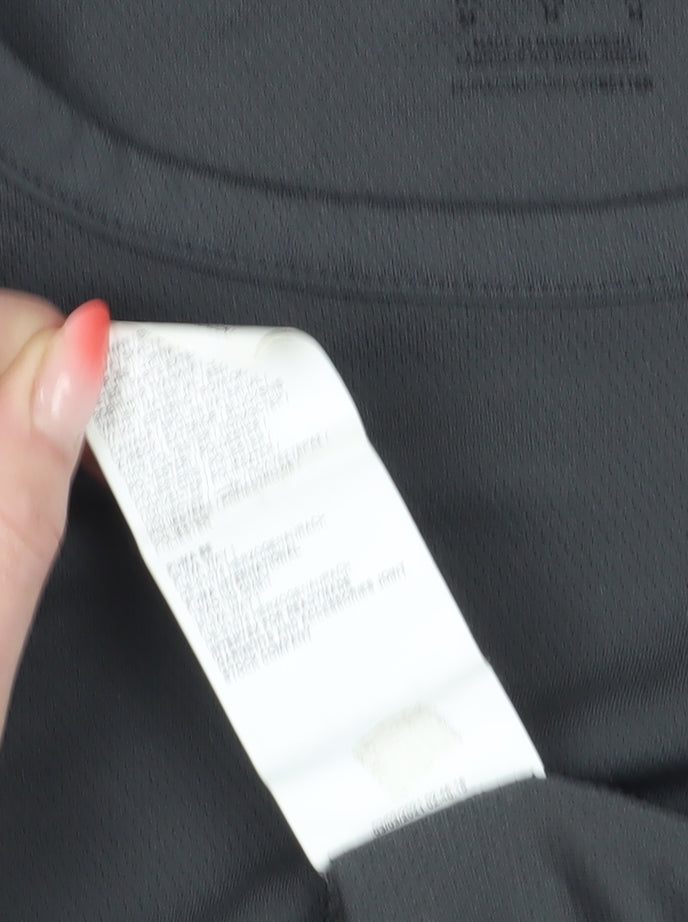 Puma Men's Black Grey Athletic T-Shirt M