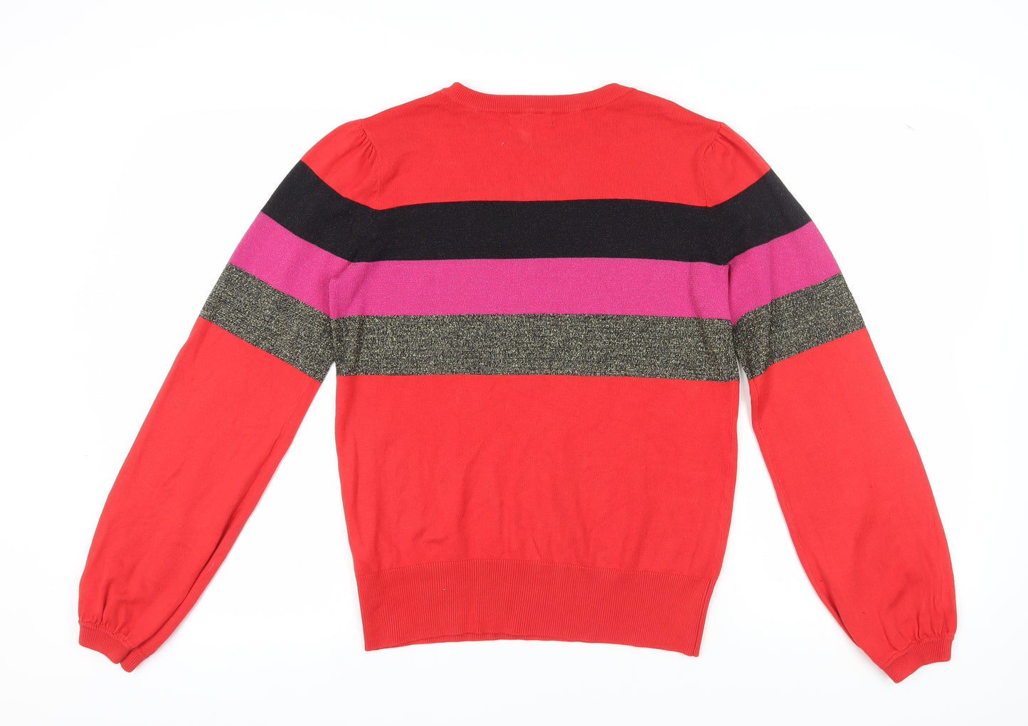 Red Herring Women's Multicoloured Striped Jumper, Size 12
