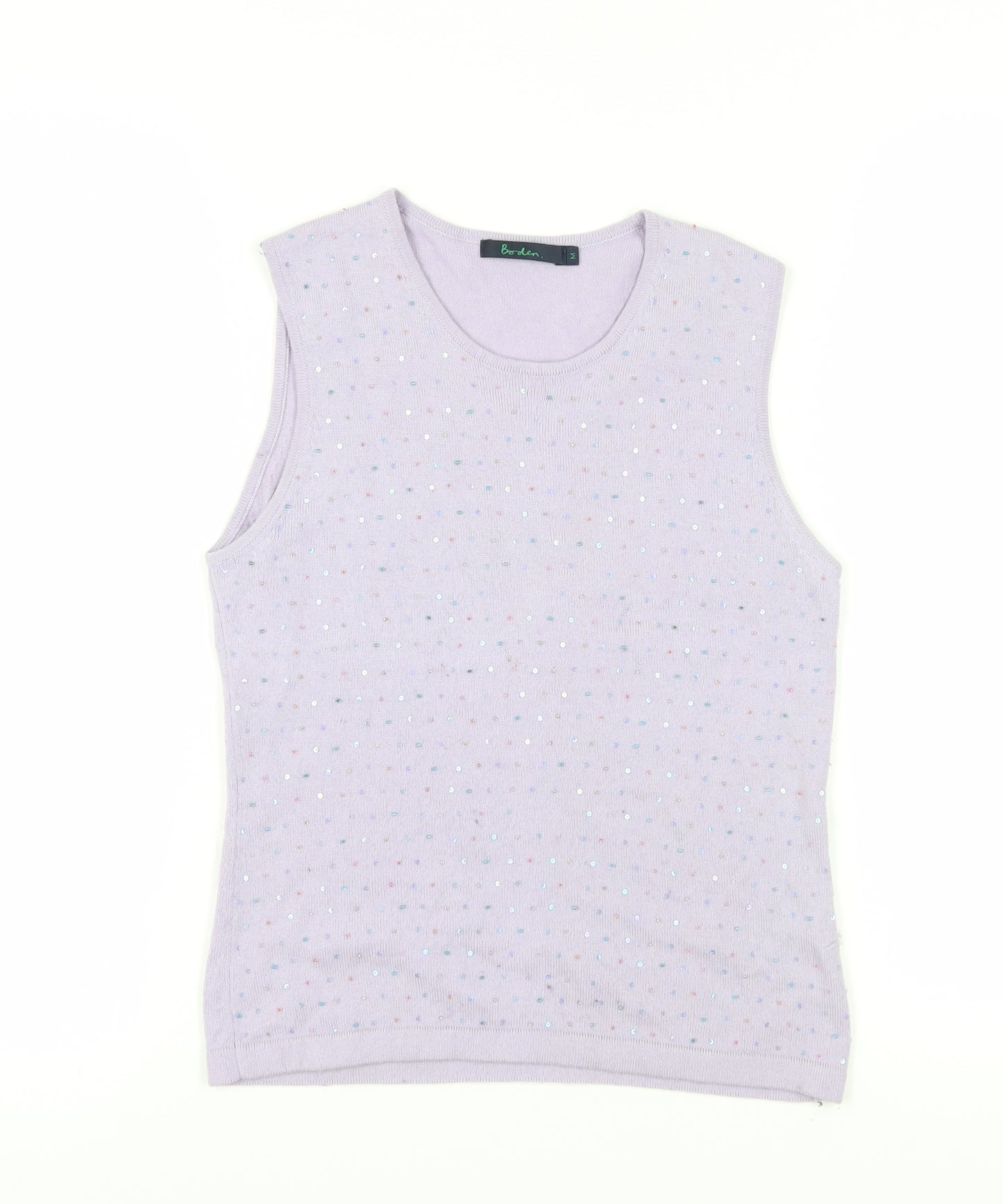 Boden Women's Purple Sequin Vest in Size M
