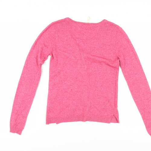White Stuff Women's Pink Cardigan V-Neck Size 8