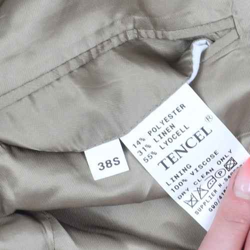 Linea Beige Men's Blazer, Size 38S, Single-Breasted