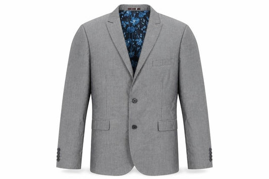 Front view of Next Men's Grey Blazer, 42S, Formal Jacket