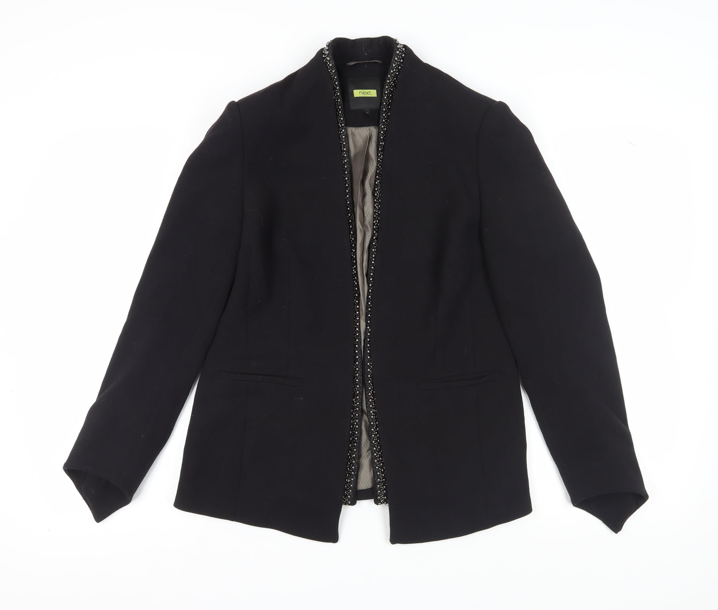 Next Women's Black Blazer, Size 14, Elegant Woven Business Wear